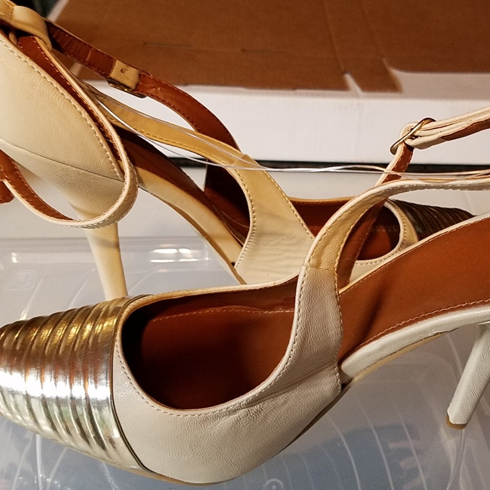 White Miss Me Shoes--Size 9